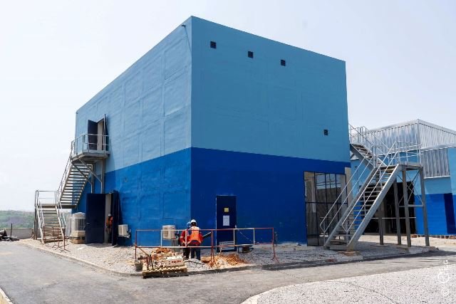Bouaké Fofana s’enquiert de l’état d’avancement de l’usine de traitement d’eau de la lagune d’Aghien 4 HYDRAU22022024IMG24