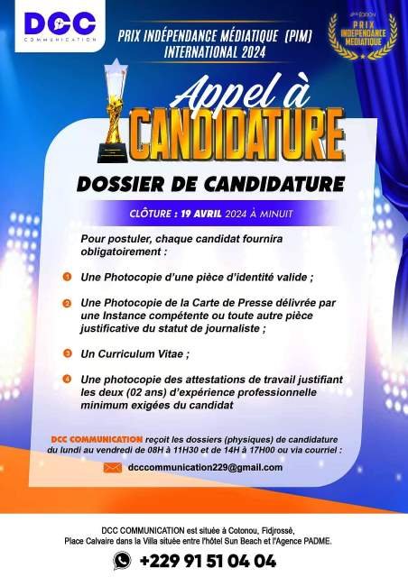 Les journalistes invités à participer à la 4ème édition du PIM 3 2cb5dc35 a192 4980 8619 0c9ecb4040b6