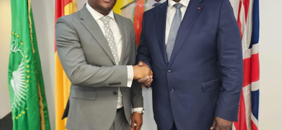 Exportation du cacao : SEM Aly Touré reçu par l’ambassadeur de la République de Guinée en Grande Bretagne 1 photo audience 2