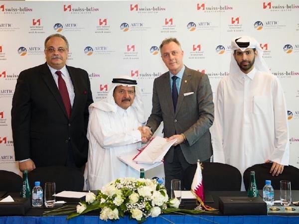 Swiss-Belhotel International étend sa présence dans la région MENA 4 artic and swiss belhotel international sign management agreement for swiss belinn doha