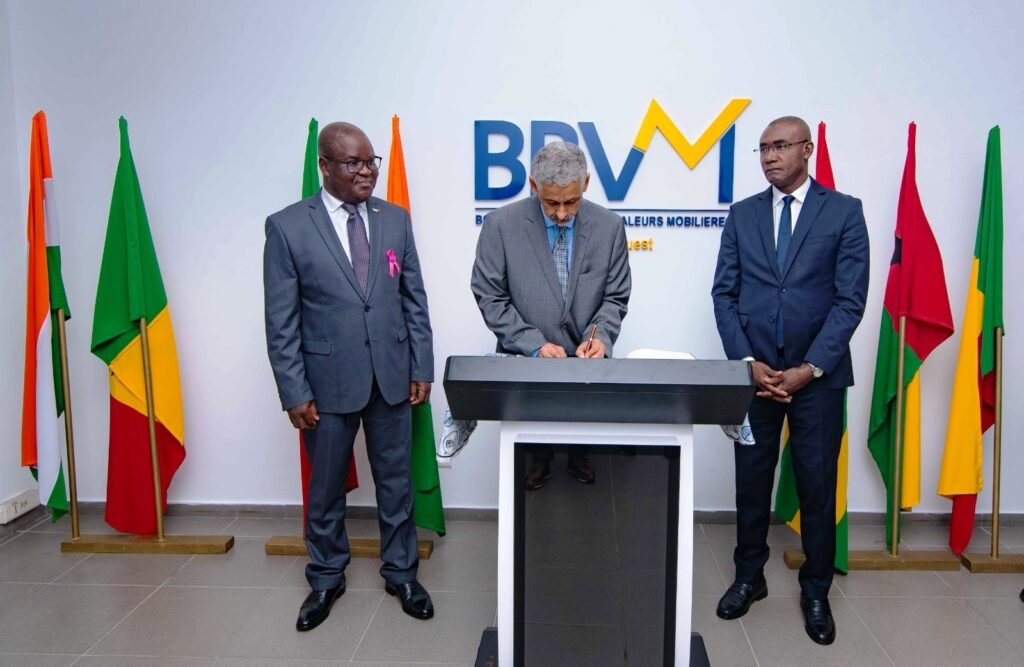 Photoreportage : La BRVM et la BADEA renforcent leur collaboration 7 BR6Visite Pdt BADEA BRVM 2