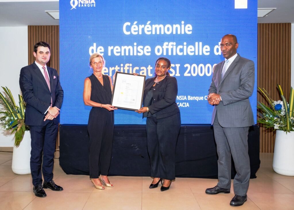 COFICERT remet son certificat MSI 20000 à NSIA Banque CI 6 n1728645183579 1