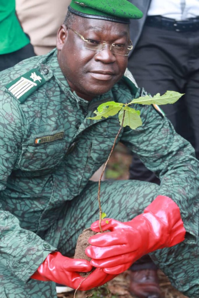 Lutte contre la déforestation en Côte d’Ivoire : IDV ambitionne reboiser 500 hectares de forêts diplomatiques dans 2 ans 10 photo planting 11