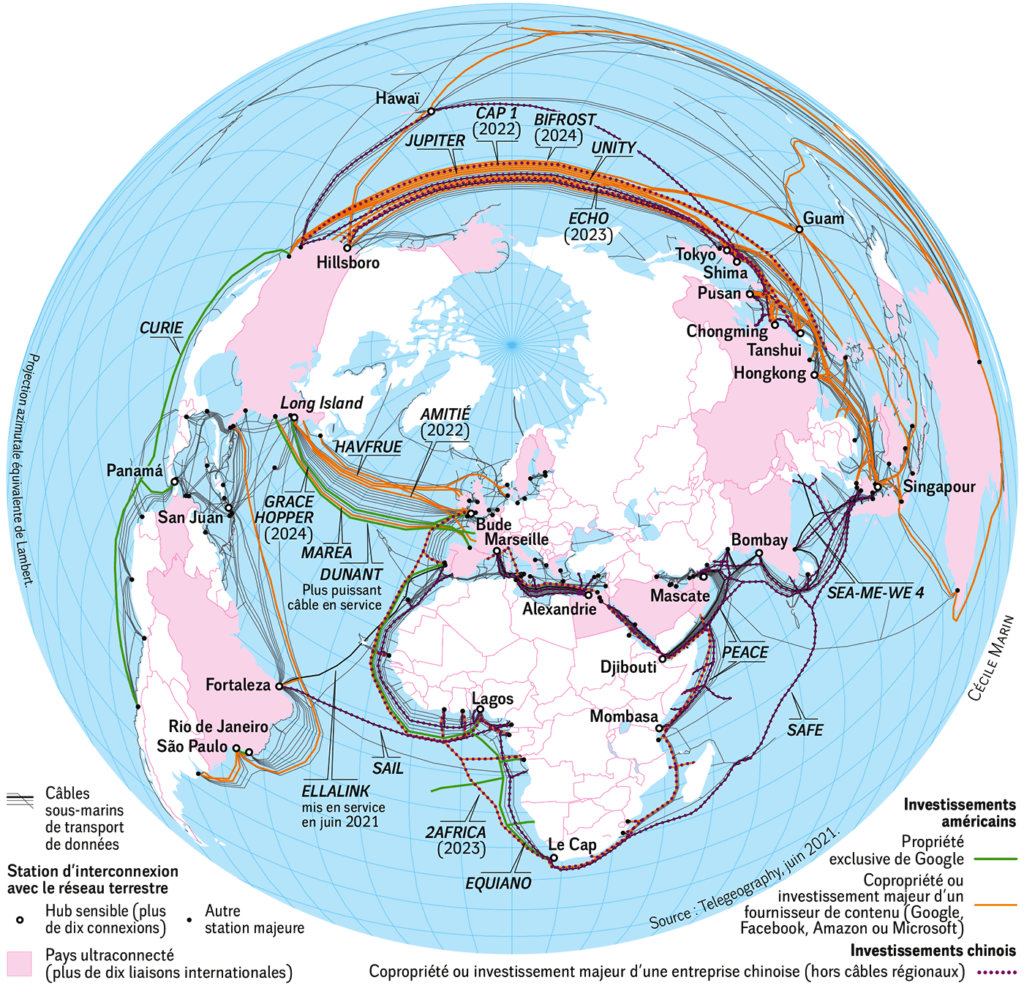 Pourquoi la souveraineté numérique est-elle aujourd'hui un impératif pour tous les pays ? 5 NDA cables sous marins