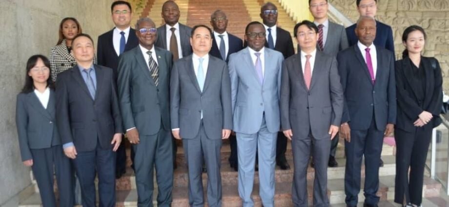 Coopération Sino- ivoirienne : Paulin-Claude DANHO échange avec une délégation de l’Association du Peuple Chinois pour l’Amitié avec l’Étranger 1 DANHO OK