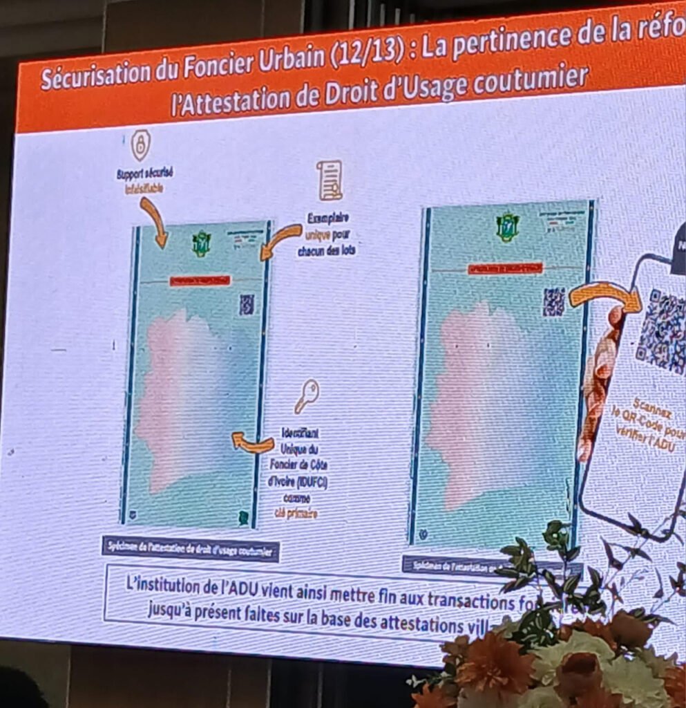 Foncier urbain en Côte d'Ivoire : Bruno Koné encourage l'acquisition de terrains approuvés 8 photo foncier