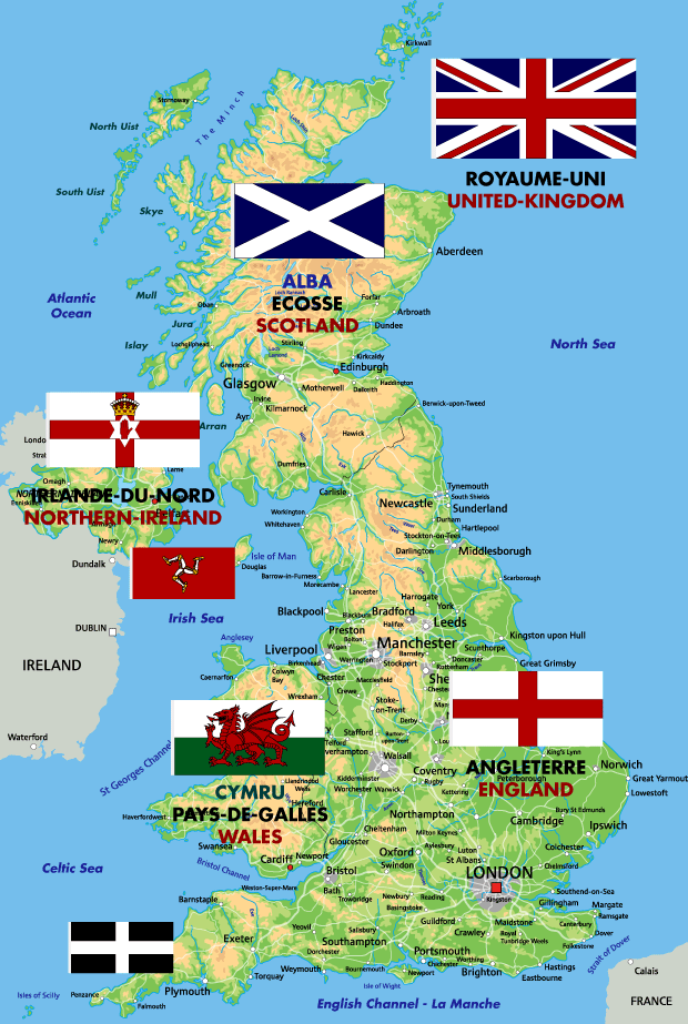 CARTE UK complet