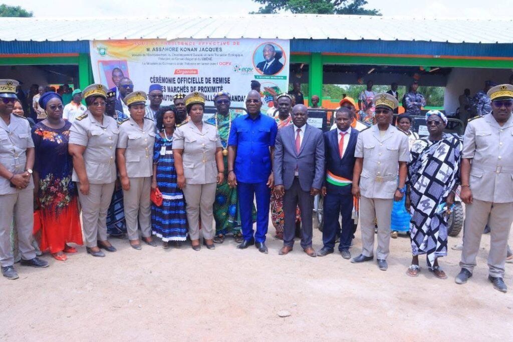 Inauguration du marché de proximité de Diabo et Botro: De nouveaux marchés pour booster le commerce vivrier et lutter contre la vie chère 4 photo Ocpv 4 1