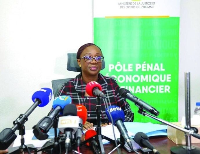 La justice ivoirienne frappe fort contre la criminalité financière 2 photo pole penal finnacier
