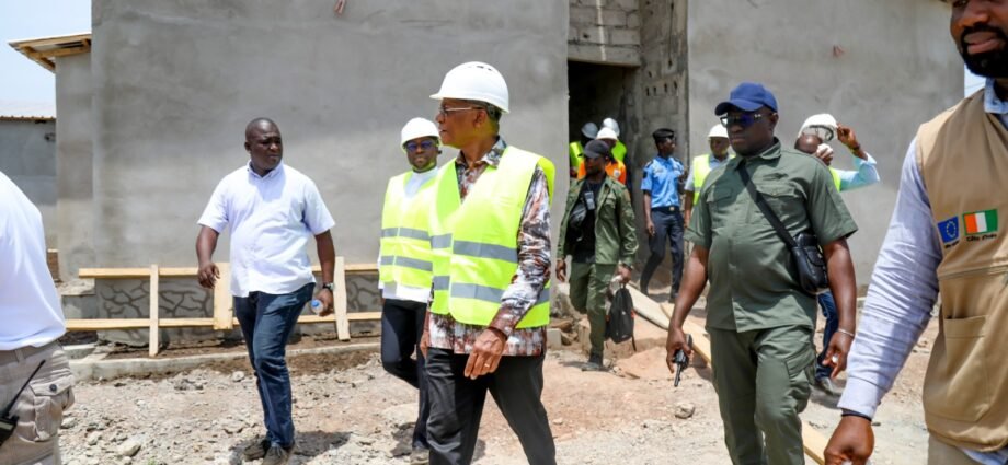 Orpaillage artisanal et défi sécuritaire à Tengrela: Bruno Koné visite les chantiers de projets qui vont changer le visage de la région 1 TOF TENGRELA
