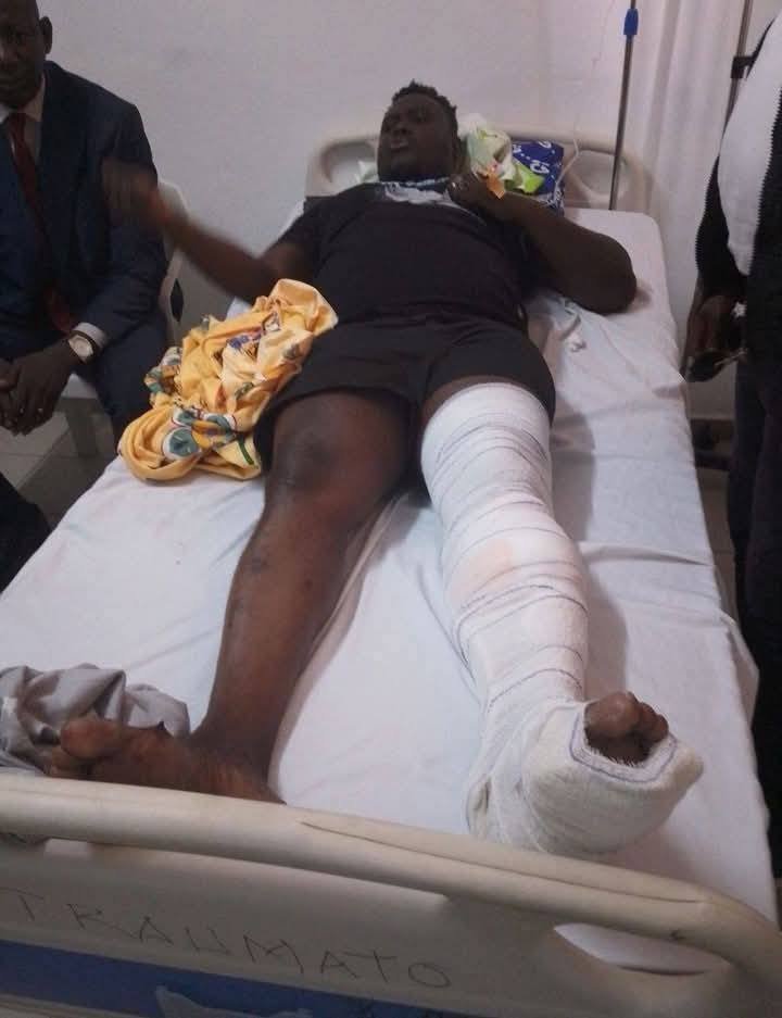 Tentative d’assaut contre la MATCA : 13 interpellations et un chef de gang blessé 2 photo blessure 2