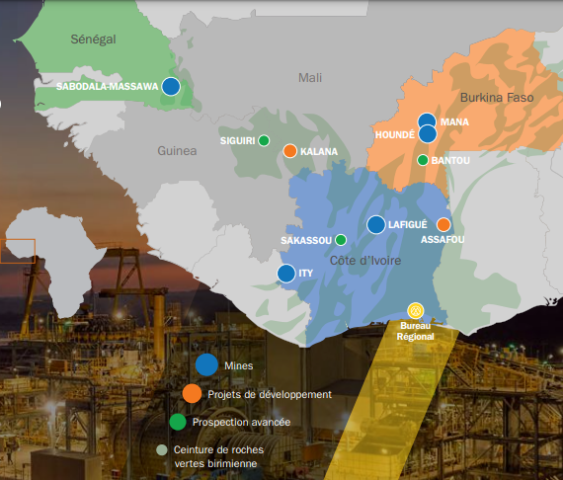 Endeavour Mining est le premier producteur d'or en Afrique de l'Ouest