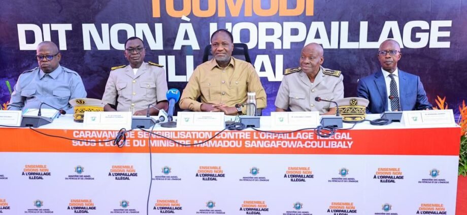 Sangafowa-Coulibaly en première ligne contre l’orpaillage illégal et pour un développement minier responsable 1 MAMADOU