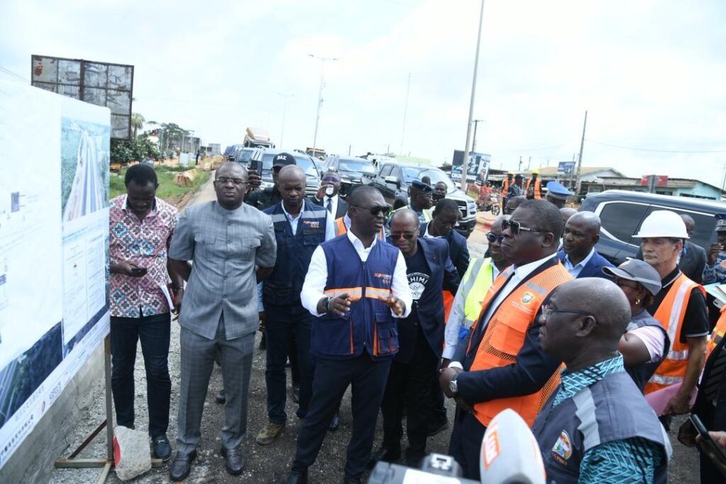 Chantier de la voie de contournement d’Abidjan (Y4) : Amédé Kouakou annonce la fin des travaux pour décembre 2025 2 AMEDE 2