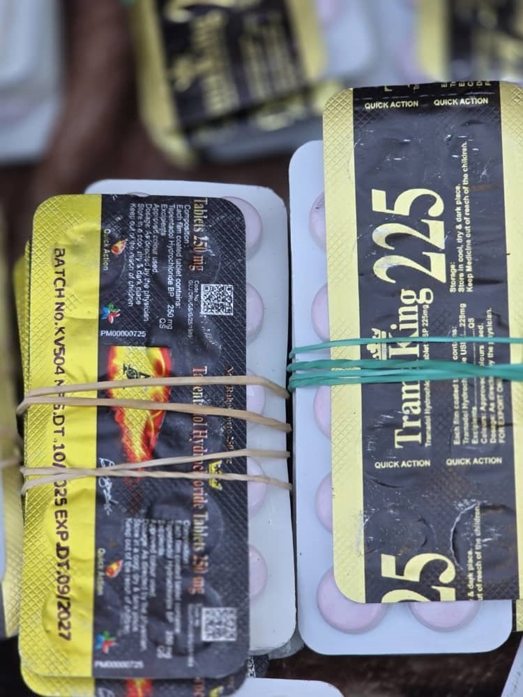 Korhogo : La DPSD saisit de 25 000 comprimés de tramadol dans une gare routière 2 photo saisine 1 1