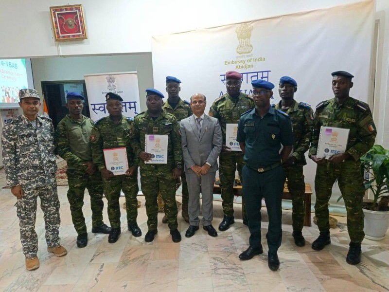 Renforcement de la coopération stratégique indo-ivoirienne : Un déploiement de programmes de formation militaire et académique 2 photo deploiement 2