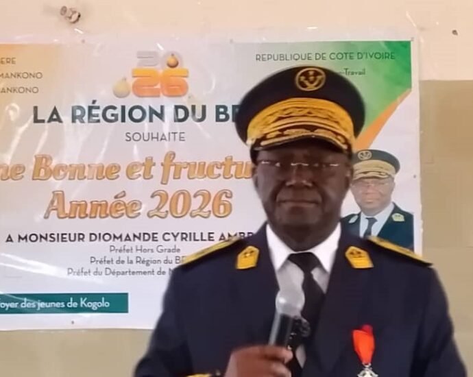 Mankono: Le Préfet de la région du Béré félicite les opérateurs économiques lors des vœux 2026 6 photo Mankono 1