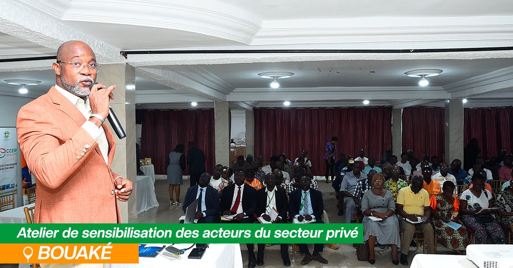 Bouaké : le CCESP et la DGI sensibilisent les opérateurs économiques à la FNE 2 PHOTO FNE 3
