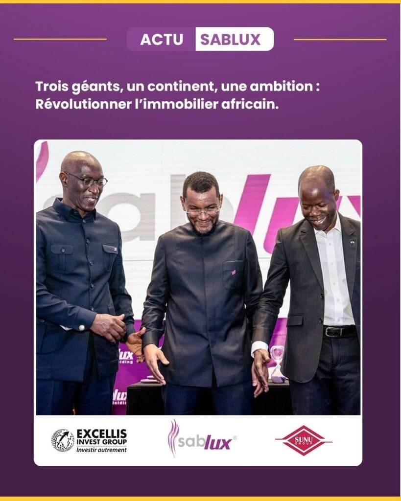 Immobilier et transformation : Trois acteurs majeurs de l’économie africaine s’unissent pour impulser un projet immobilier régional 3 photo Sablux 2