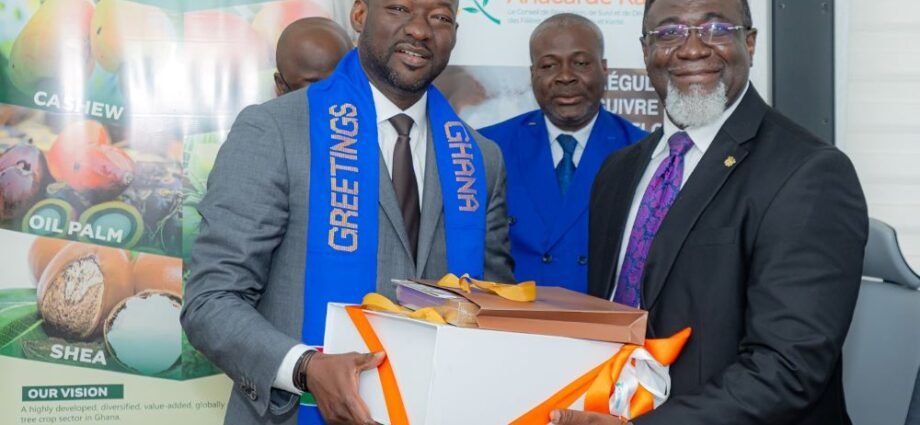 Coopération sous-régionale : La Côte d’Ivoire et le Ghana consolident leur partenariat dans la filière anacarde 1 CCA OK
