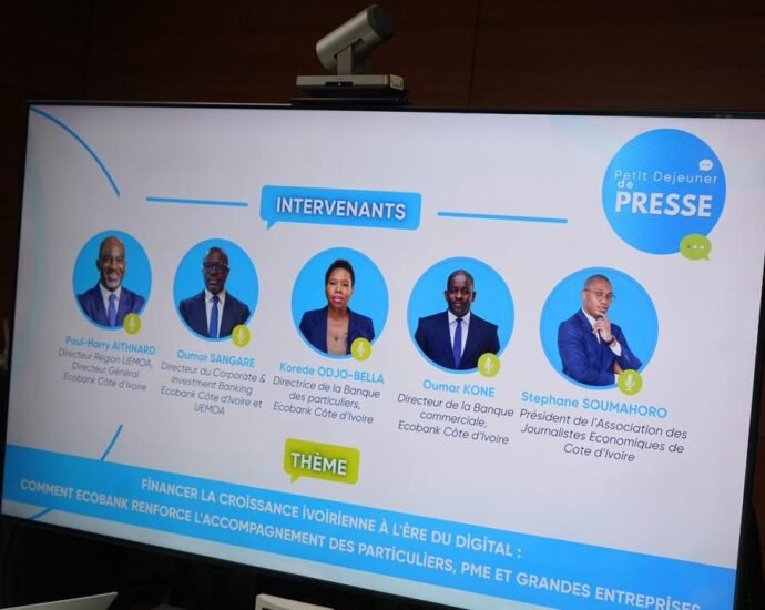 Ecobank CI est dans le Top 5 du marché bancaire Ivoirien