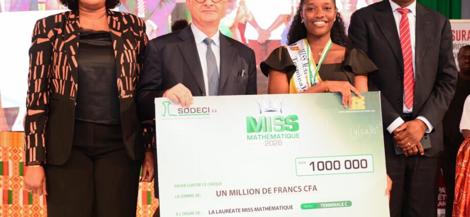 Miss Mathématique 2026 : la SODECI célèbre 20 ans d’excellence scientifique aux côtés de la SMCI 1 photo Miss mathematique 2026