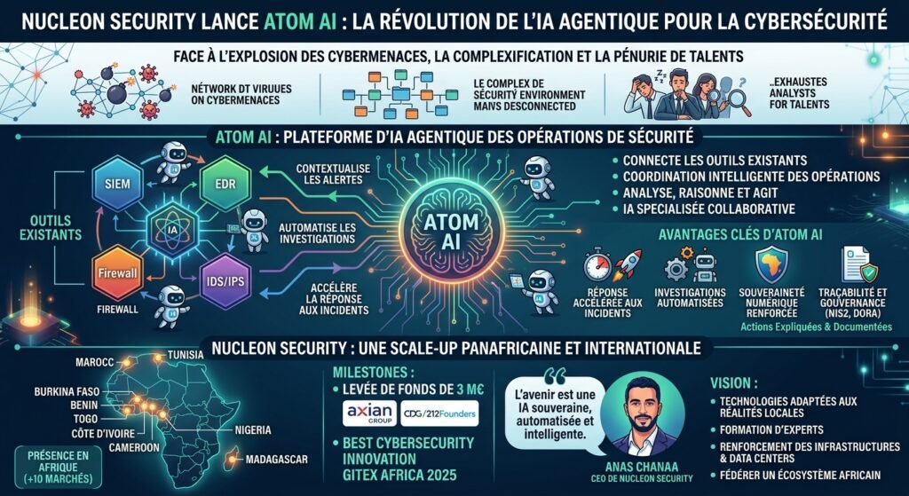 Nucleon Security est une scale-up internationale spécialisée dans la fourniture de solutions de cybersécurité intelligentes
