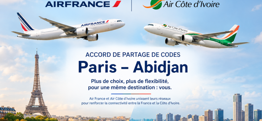 Air Côte d'Ivoire renforce, avec cet accord, sa coopération avec Air France