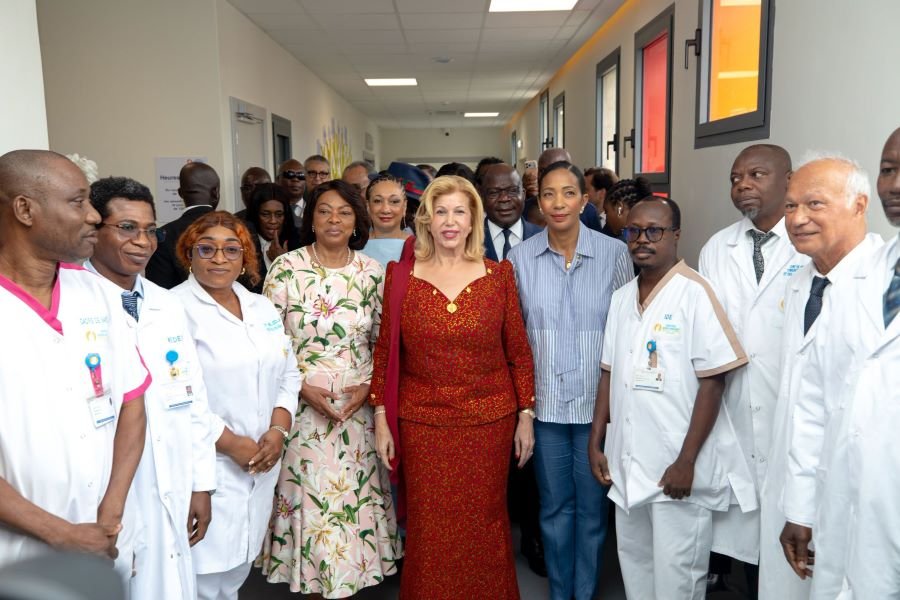 Infrastructure sanitaire : Dominique Ouattara inaugure un pôle de chirurgie cardiaque pédiatrique pour sauver davantage d’enfants 2 TOF PREMIERE 2 OK